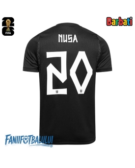 Norvegia Antonio Nusa #20 Tricou Fotbal Replică Mondial 2026 Barbati Deplasare
